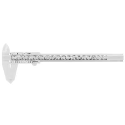 Vernier caliper in plastic 0-150x0,05 mm with jaw length 40 mm
